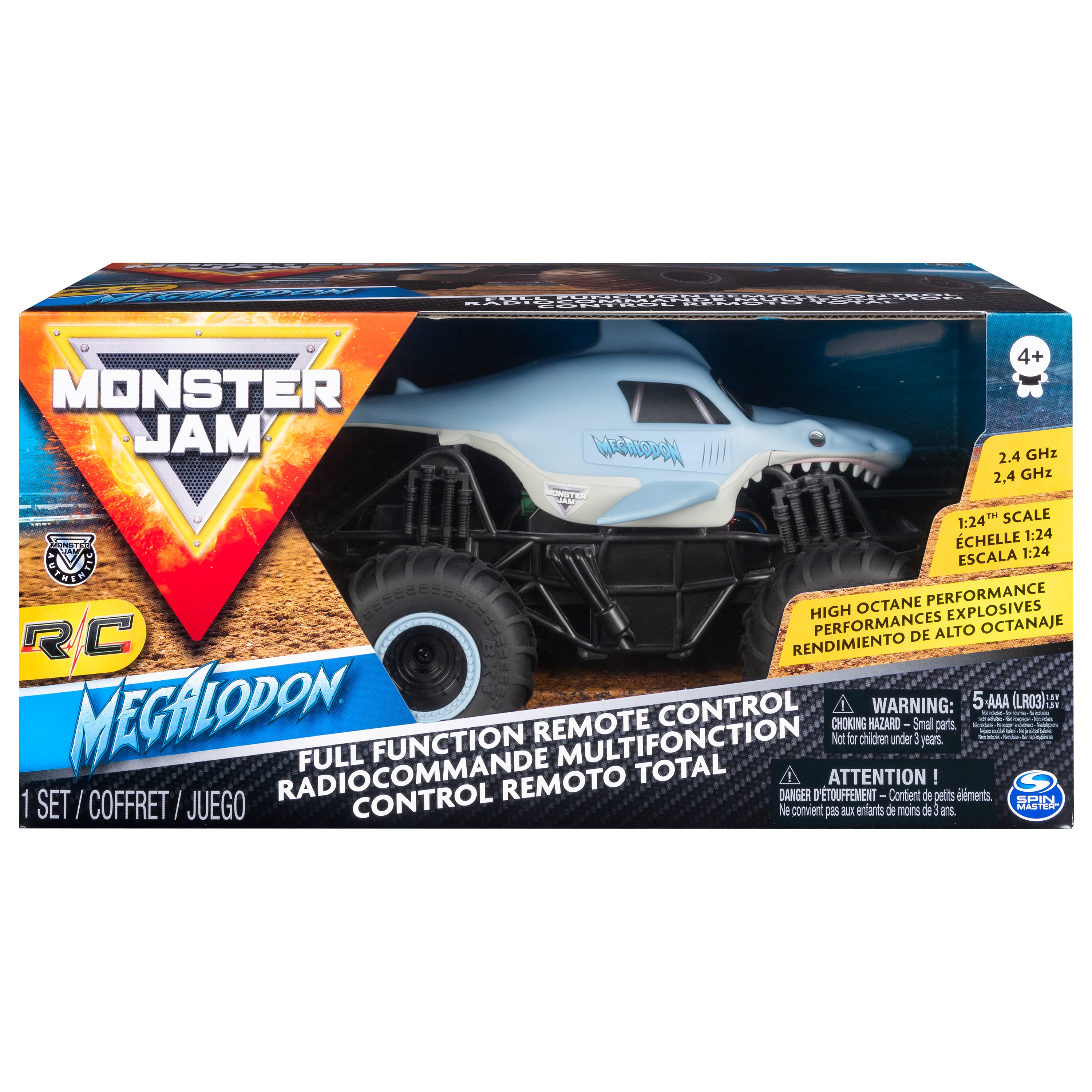 Monster Jam: Monster Jam RC 1/24 Megalodon