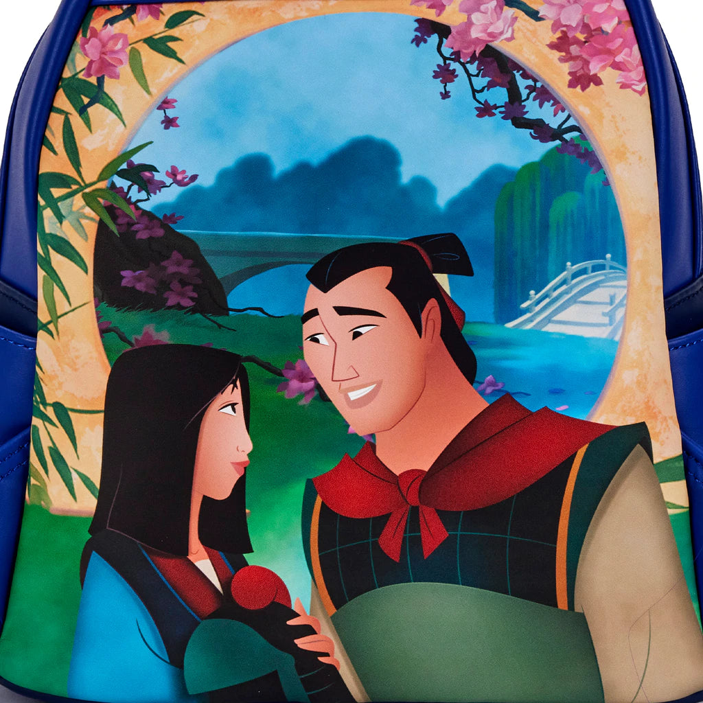 Loungefly X Disney: Mulan - Castillo De China Mini Mochila