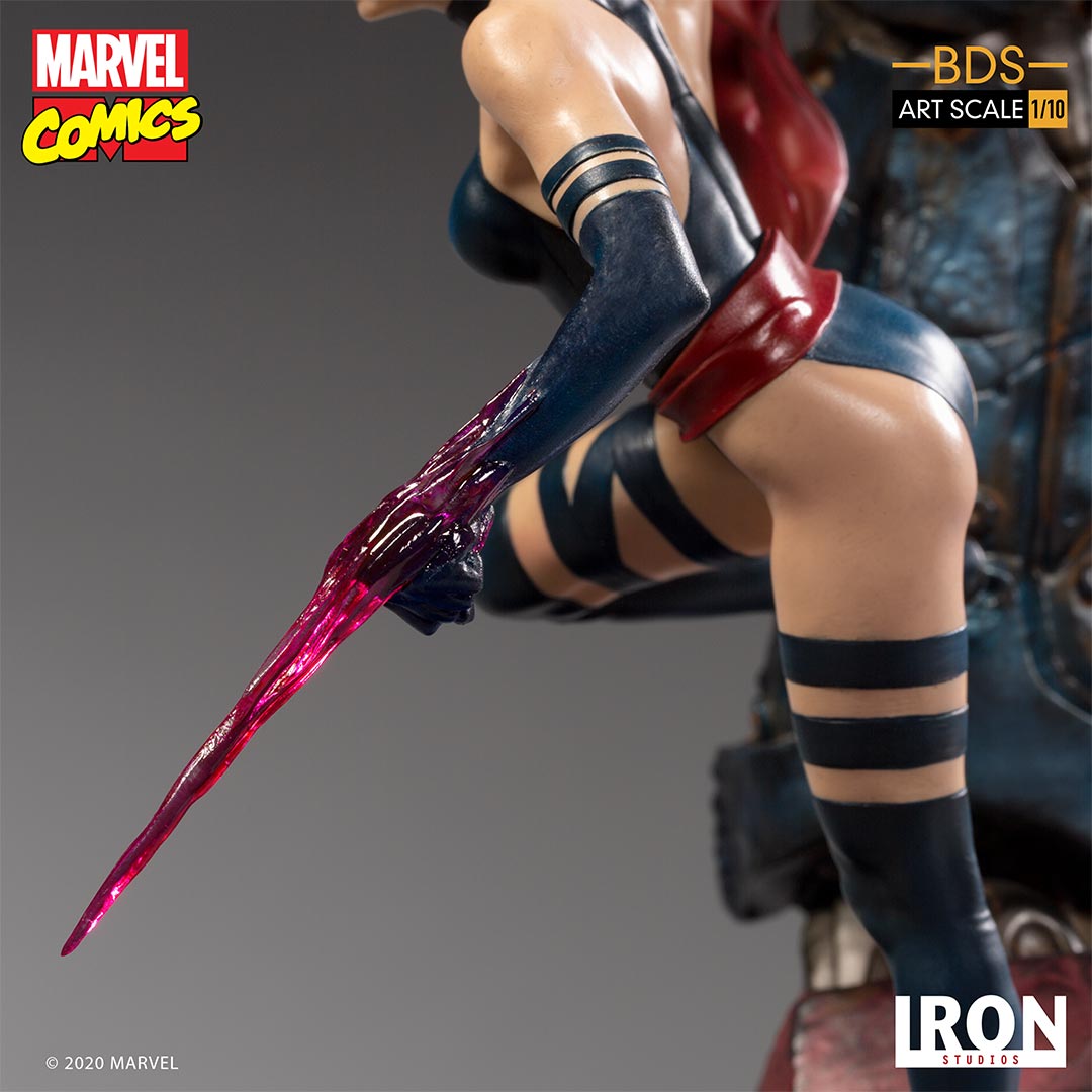 IRON Studios: Marvel X Men - Psylocke BDS Escala de Arte 1/10