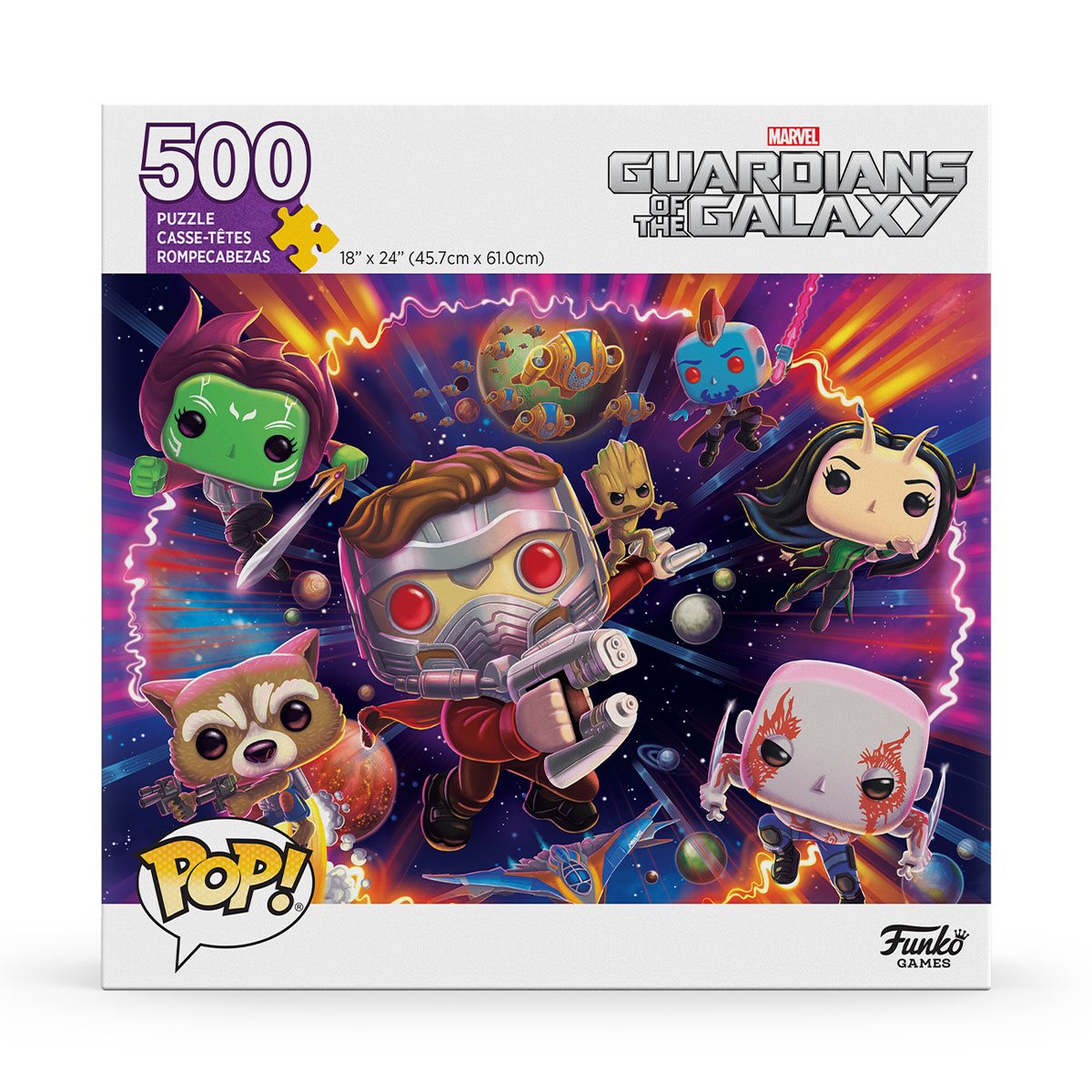 Funko Pop Puzzles: Marvel - Guardianes De La Galaxia Rompecabezas 500 Piezas