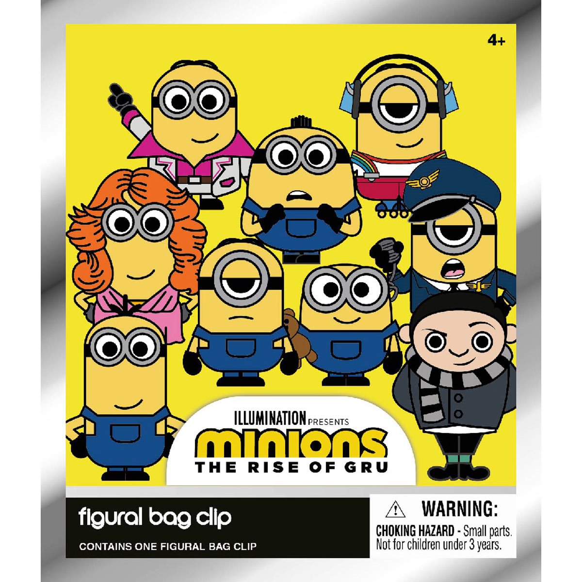 Monogram Llavero 3D para Mochila: Minions Rise Of Gru - Figura Sorpresa