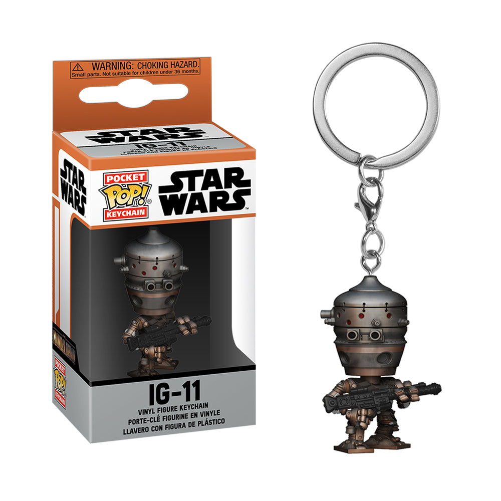 Funko Pop Keychain: Star Wars The Mandalorian - IG 11 Llavero