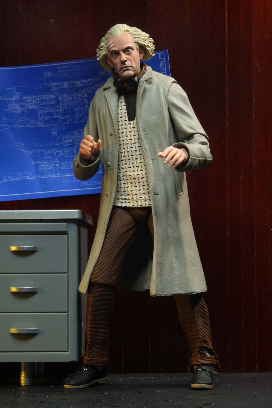 NECA Figura de Accion Ultimate: Volver al Futuro - Doc Brown 7 Pulgadas