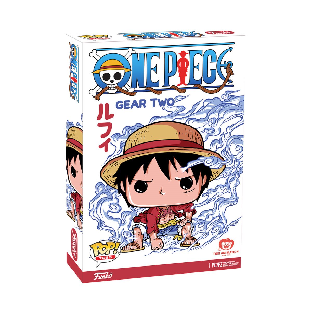 Funko Boxed Tee: One Piece - Luffy Gear Two Playera 2XL