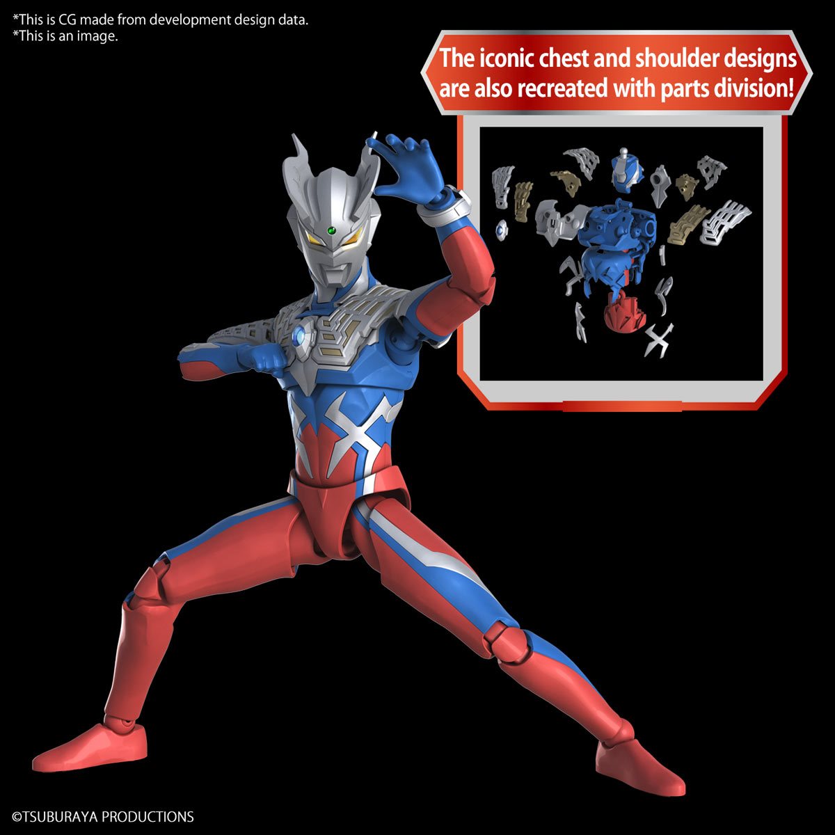 Bandai Hobby Gunpla Model Kit: Ultraman Zero - Ultraman Estandar Kit de plastico