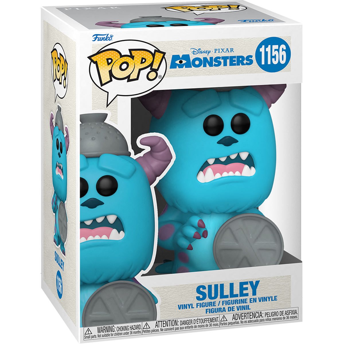 Funko Pop Disney: Monsters Inc 20 Aniversario - Sulley con tapa