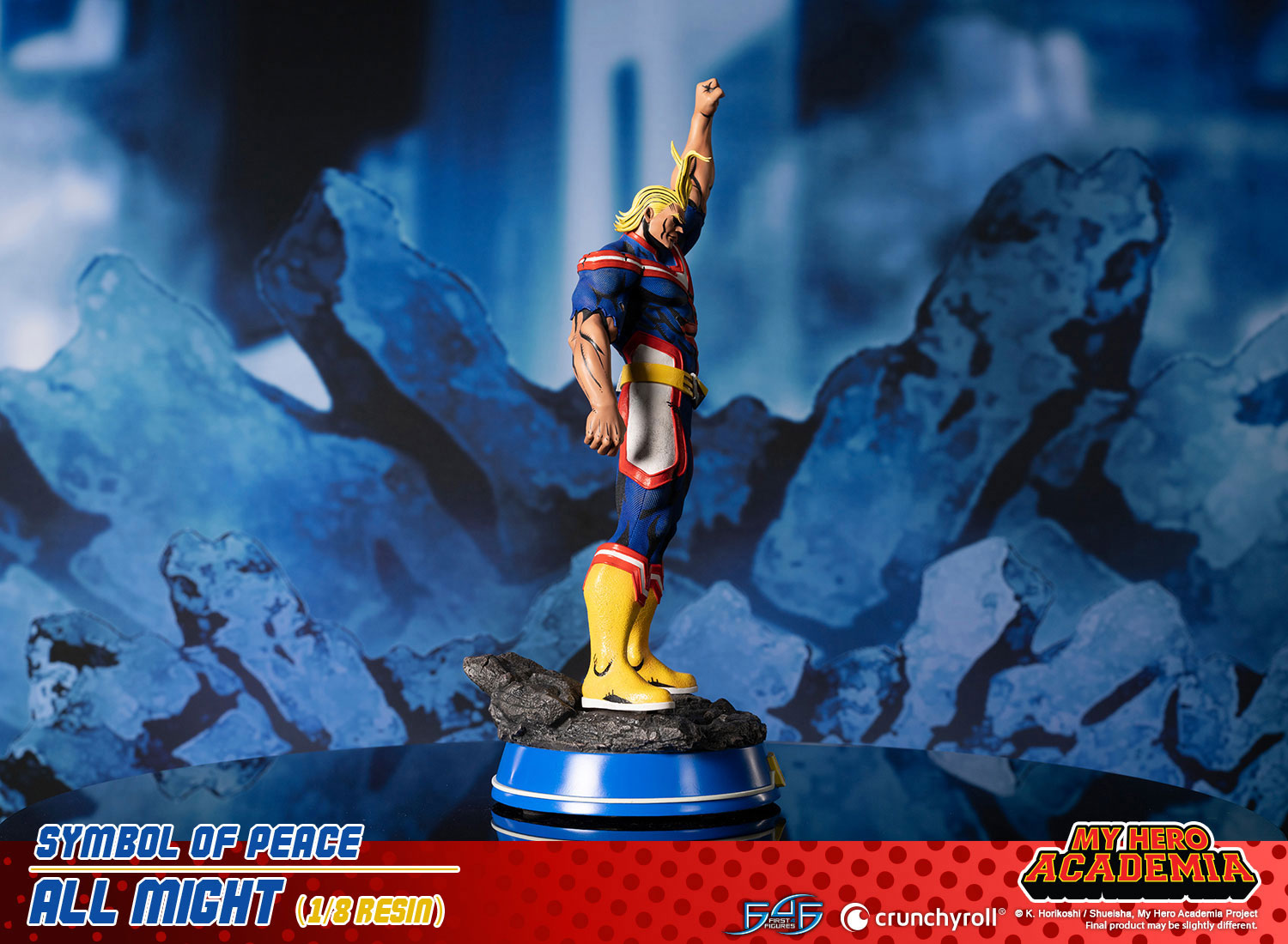 First 4 Figures: My Hero Academia - All Might Simbolo de la Paz Escala 1/8