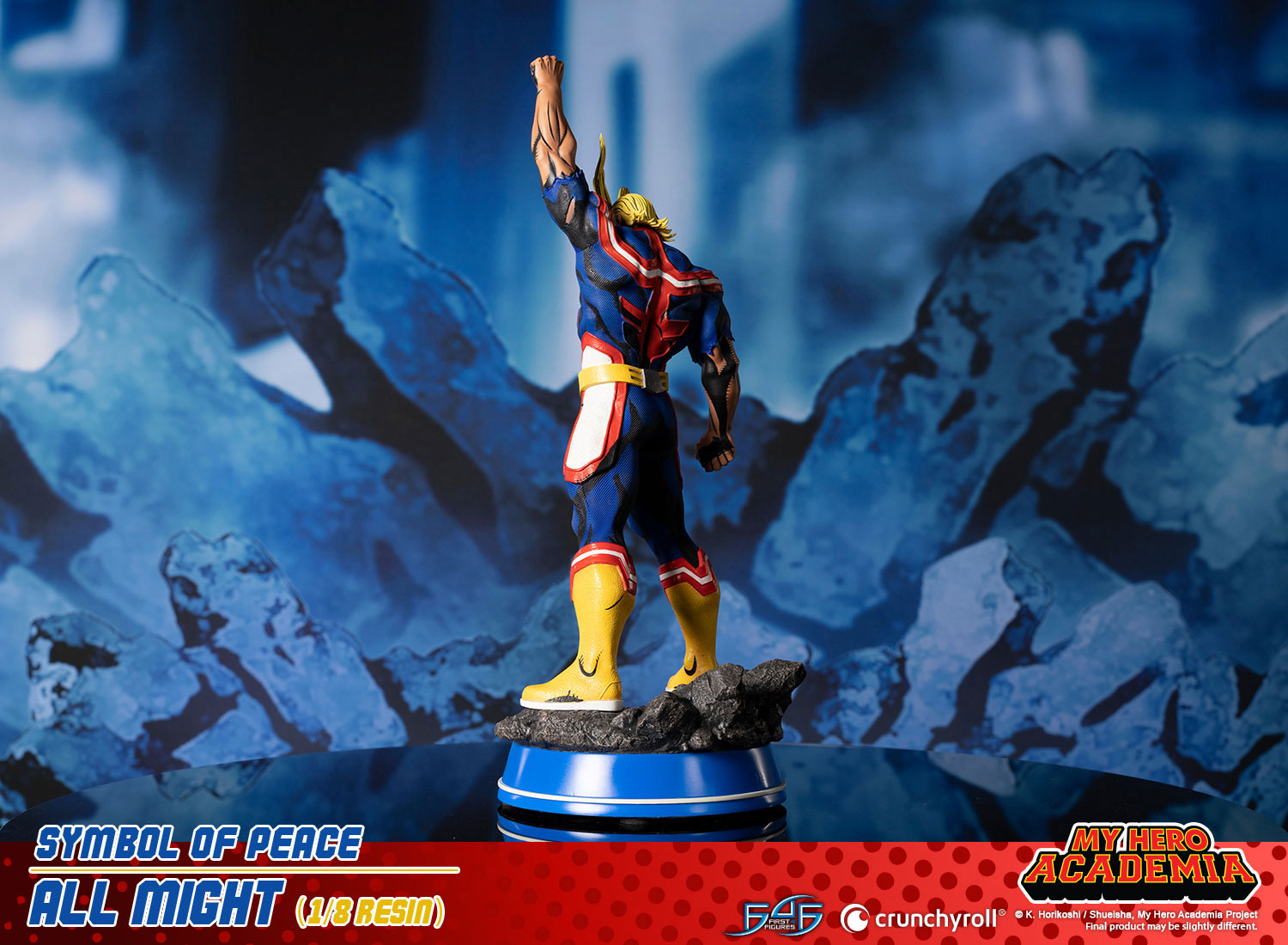 First 4 Figures: My Hero Academia - All Might Simbolo de la Paz Escala 1/8