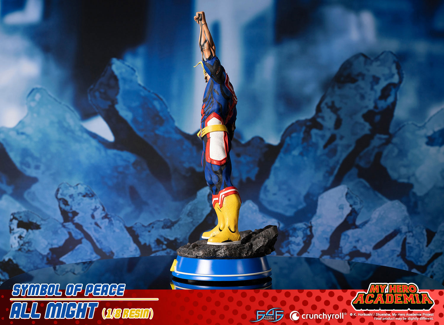 First 4 Figures: My Hero Academia - All Might Simbolo de la Paz Escala 1/8