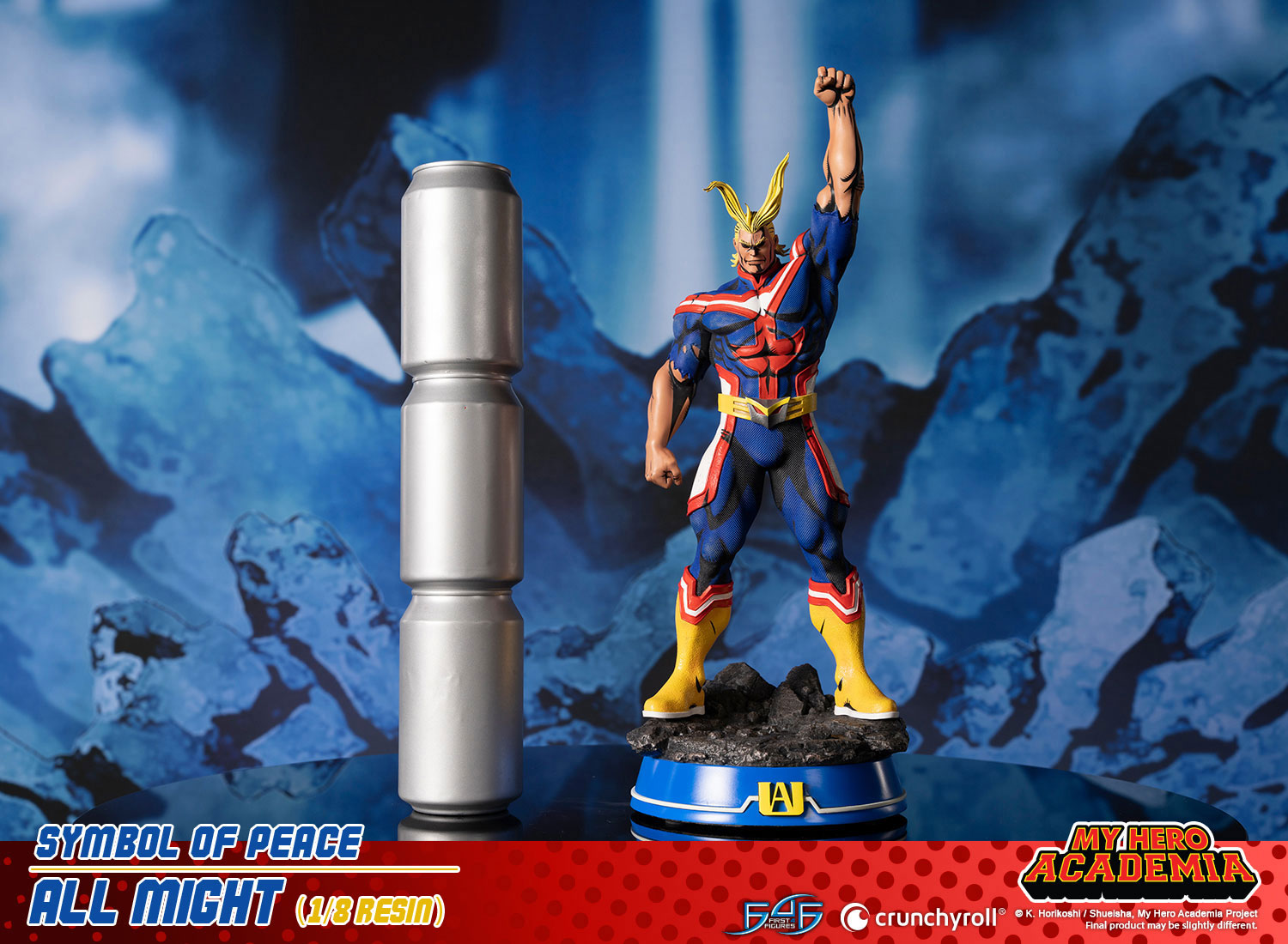 First 4 Figures: My Hero Academia - All Might Simbolo de la Paz Escala 1/8