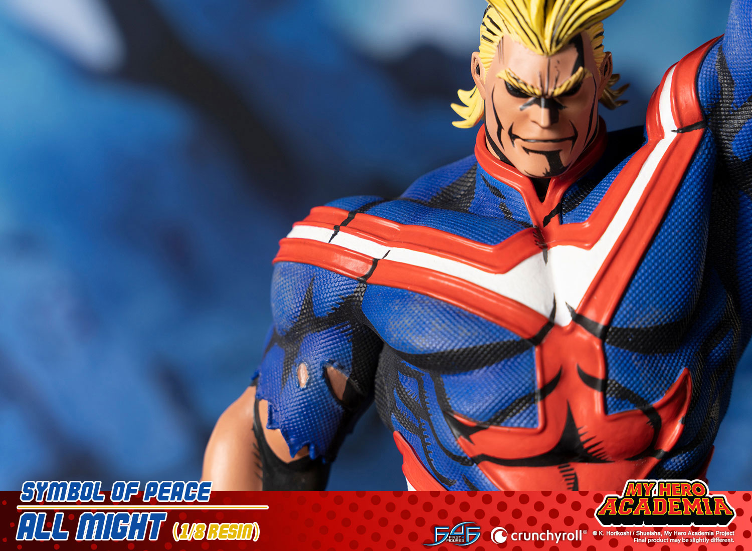 First 4 Figures: My Hero Academia - All Might Simbolo de la Paz Escala 1/8