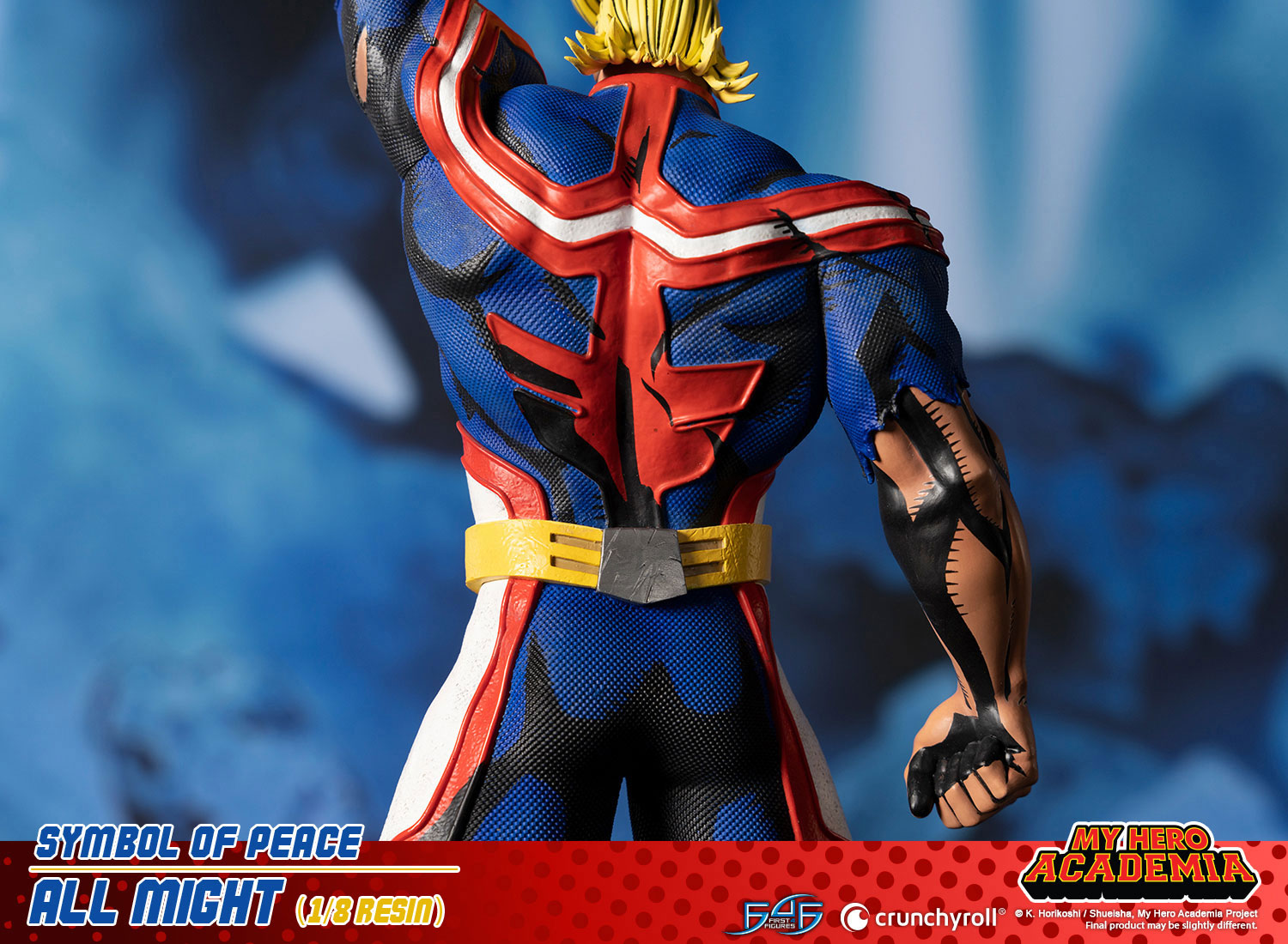 First 4 Figures: My Hero Academia - All Might Simbolo de la Paz Escala 1/8