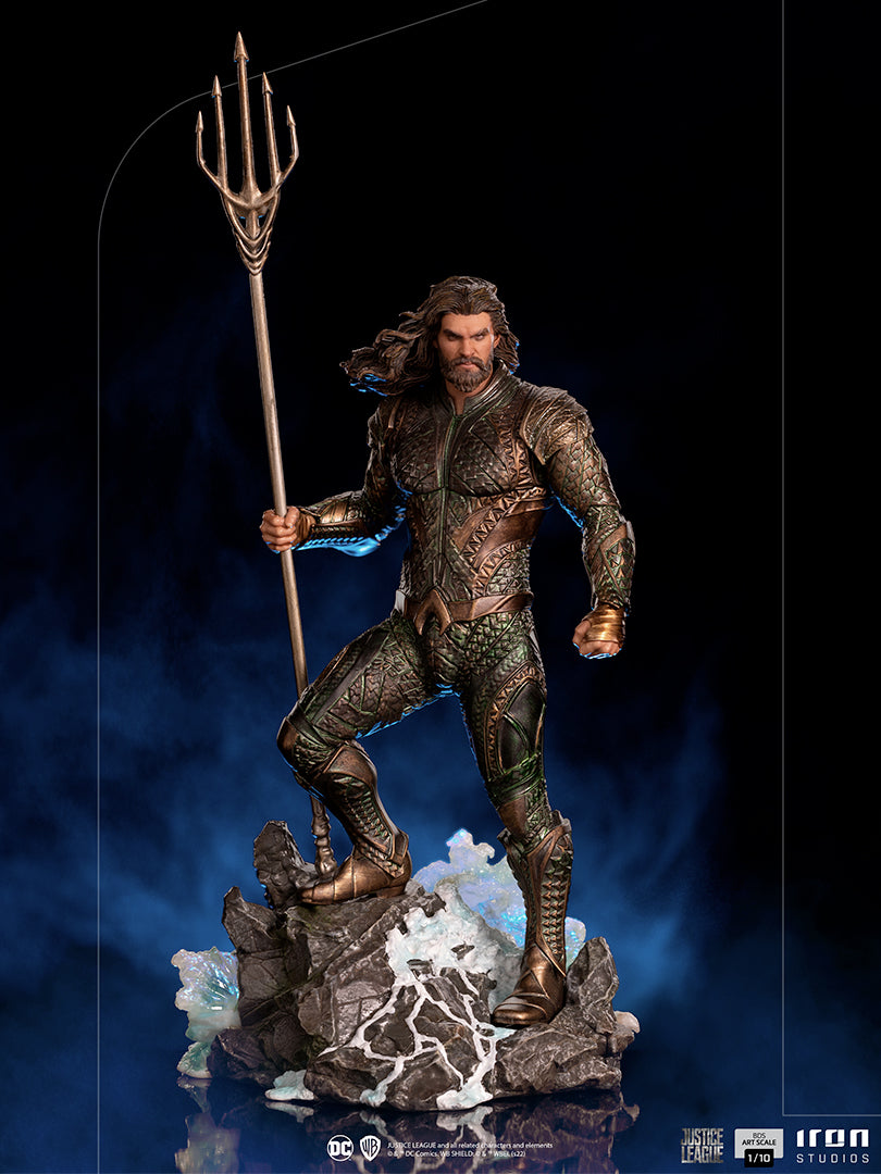 IRON Studios: DC Justice League Snyder Cut - Aquaman BDS Escala de Arte 1/10