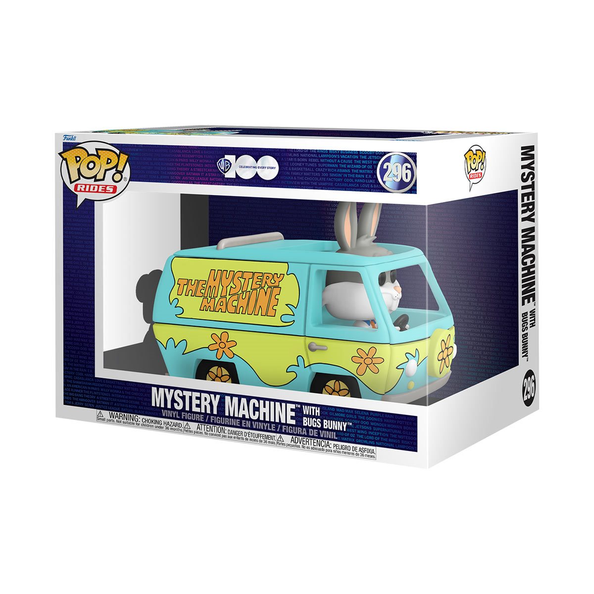 Funko Pop Ride Super Deluxe: Warner Bros 100 - Maquina Del Misterio Con Bugs Bunny