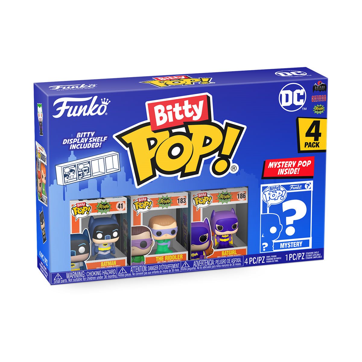 Funko Bitty Pop: DC - Batman 1966 4 Pack