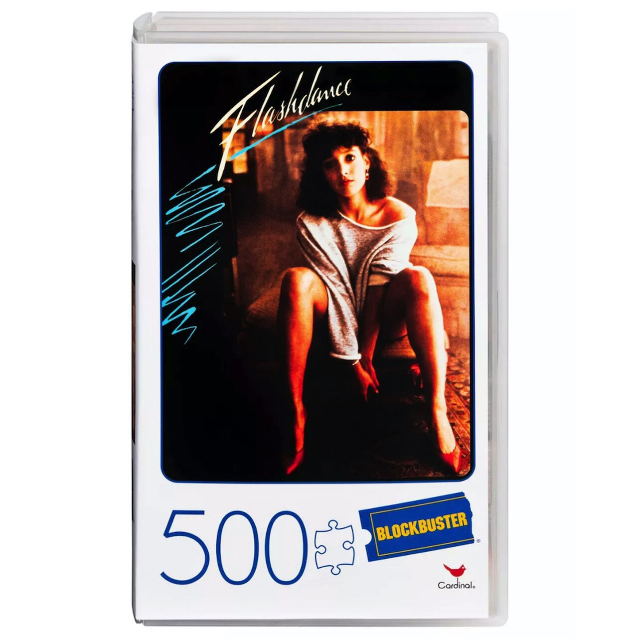 Cardinal: Rompecabezas Blockbuster VHS - Flashdance 500 Piezas