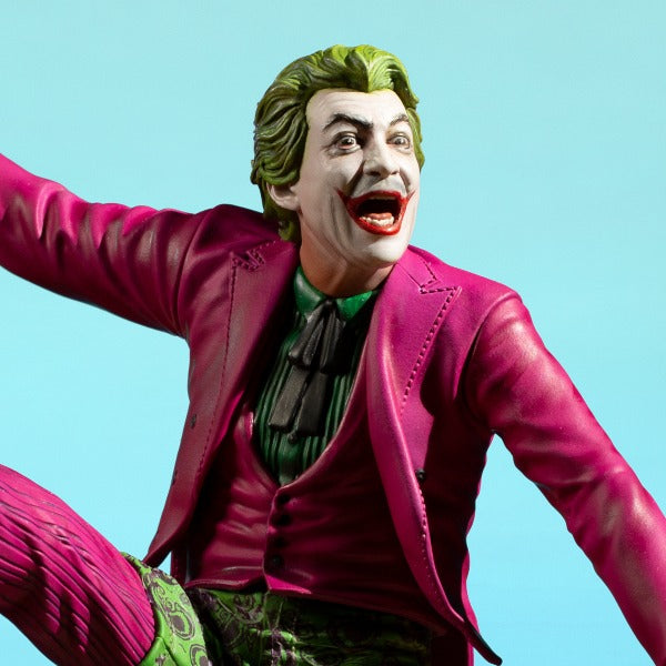 IRON Studios: DC Batman 66 - Joker Deluxe BDS Escala de Arte 1/10