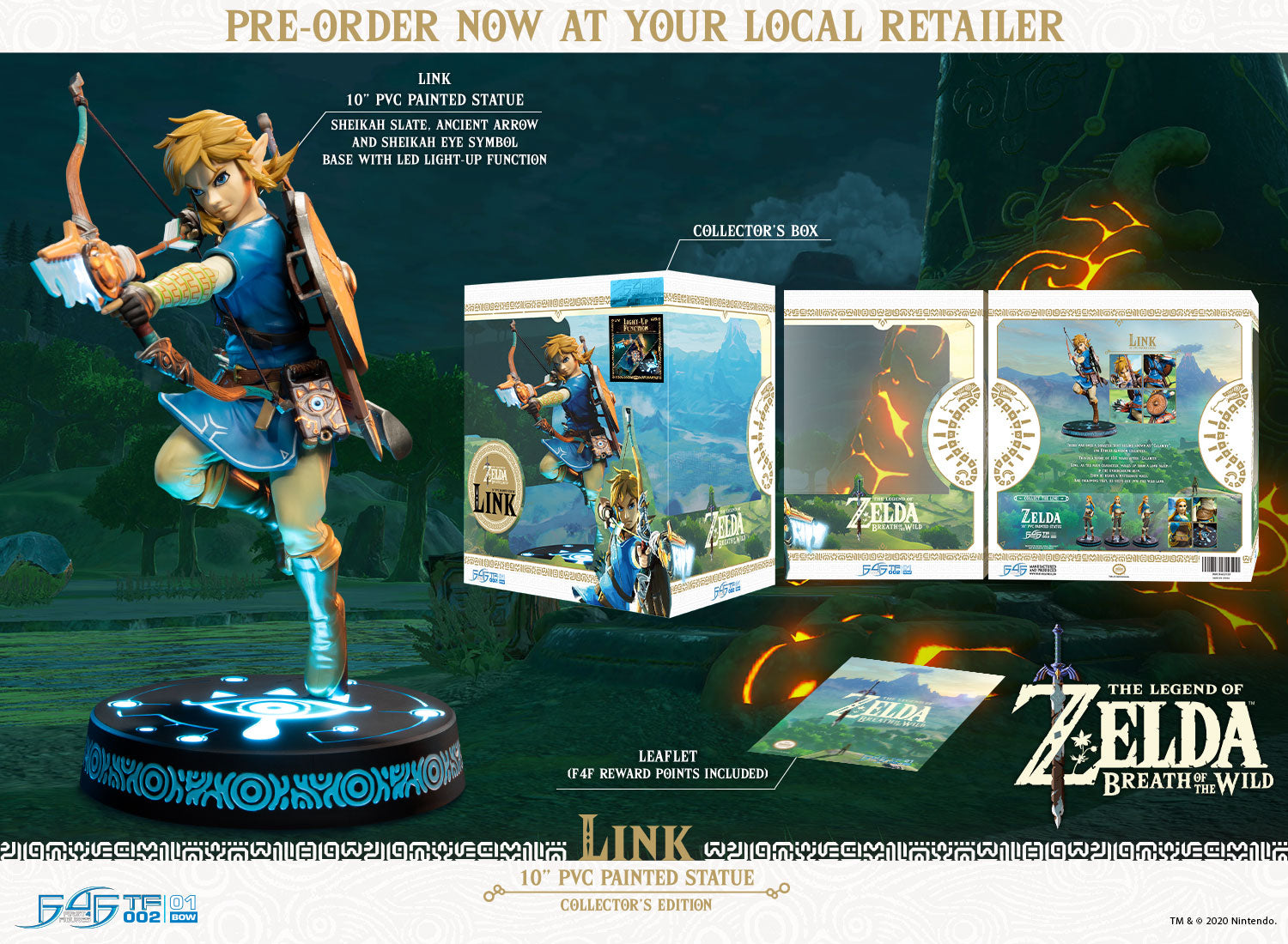 First 4 Figures The Legend Of Zelda: Breath Of The Wild - Link Edicion Coleccionista 10 Pulgadas