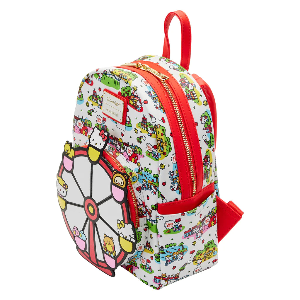 Loungefly X Sanrio: Hello Kitty - Rueda De La Fortuna Mini Mochila