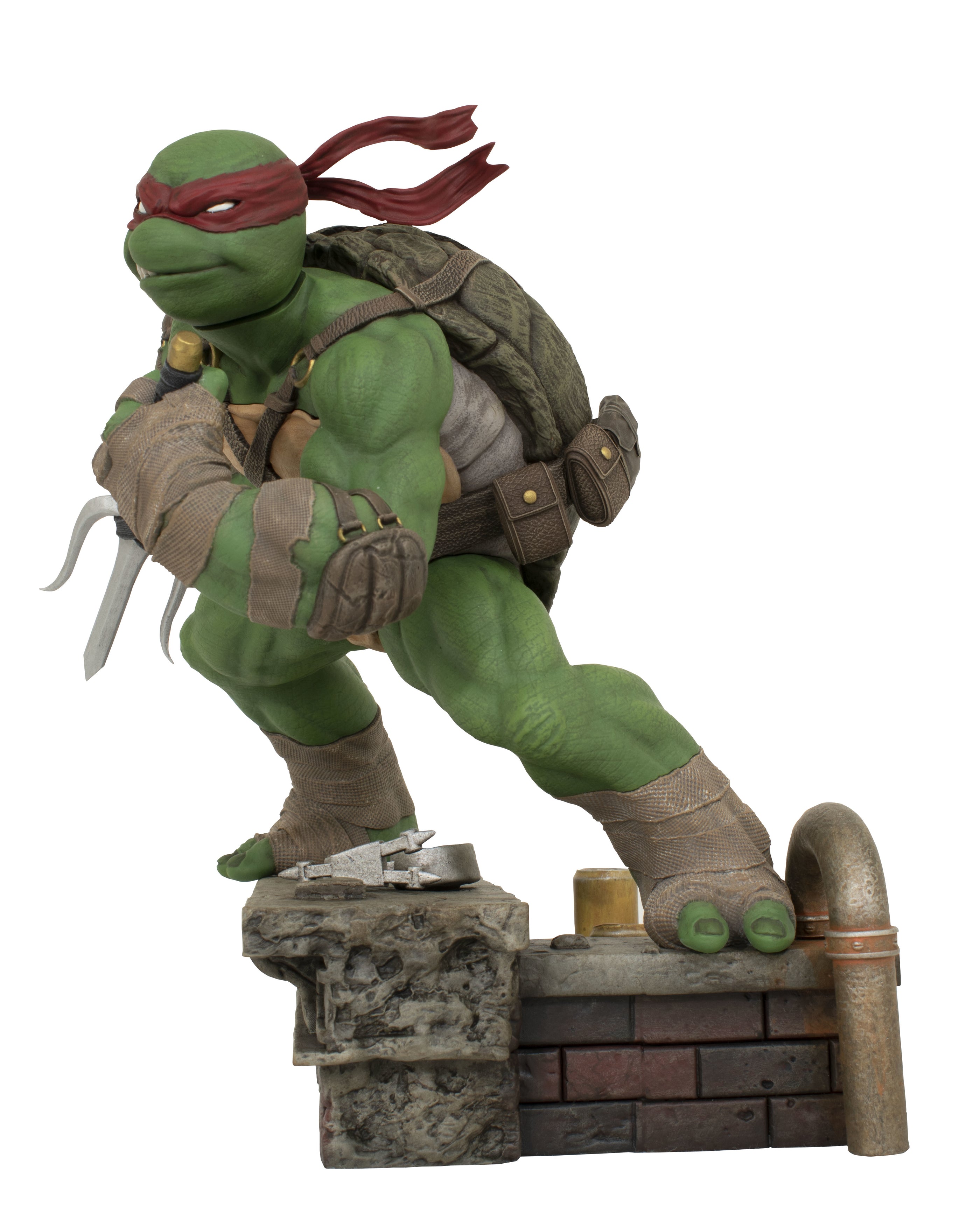 Diamond Select Toys Statue Gallery: TMNT Tortugas Ninjas - Rafael Deluxe 9 Pulgadas