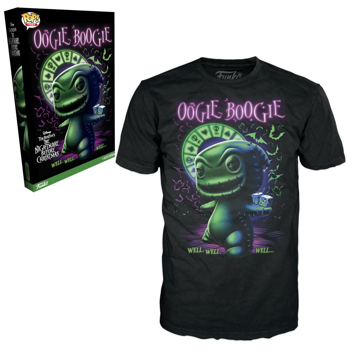 Funko Boxed Tee: Disney Mundo De Jack - Oogie Boogie Playera 2XL