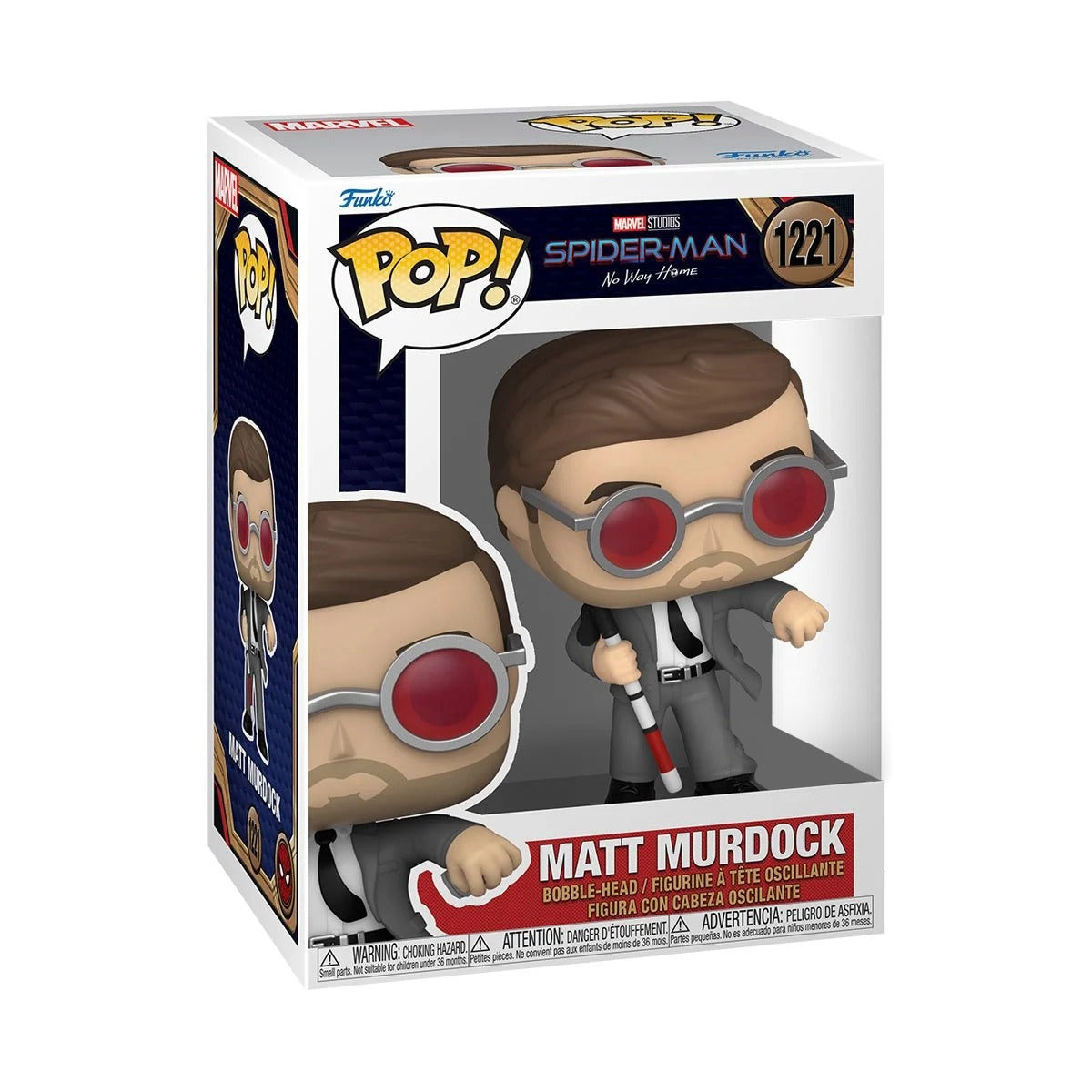 Funko Pop Marvel: Spider Man No Way Home - Matt Murdock con Ladrillo Exclusivo