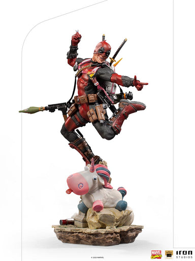 IRON Studios: Marvel X Men - Deadpool Deluxe BDS Escala de Arte 1/10