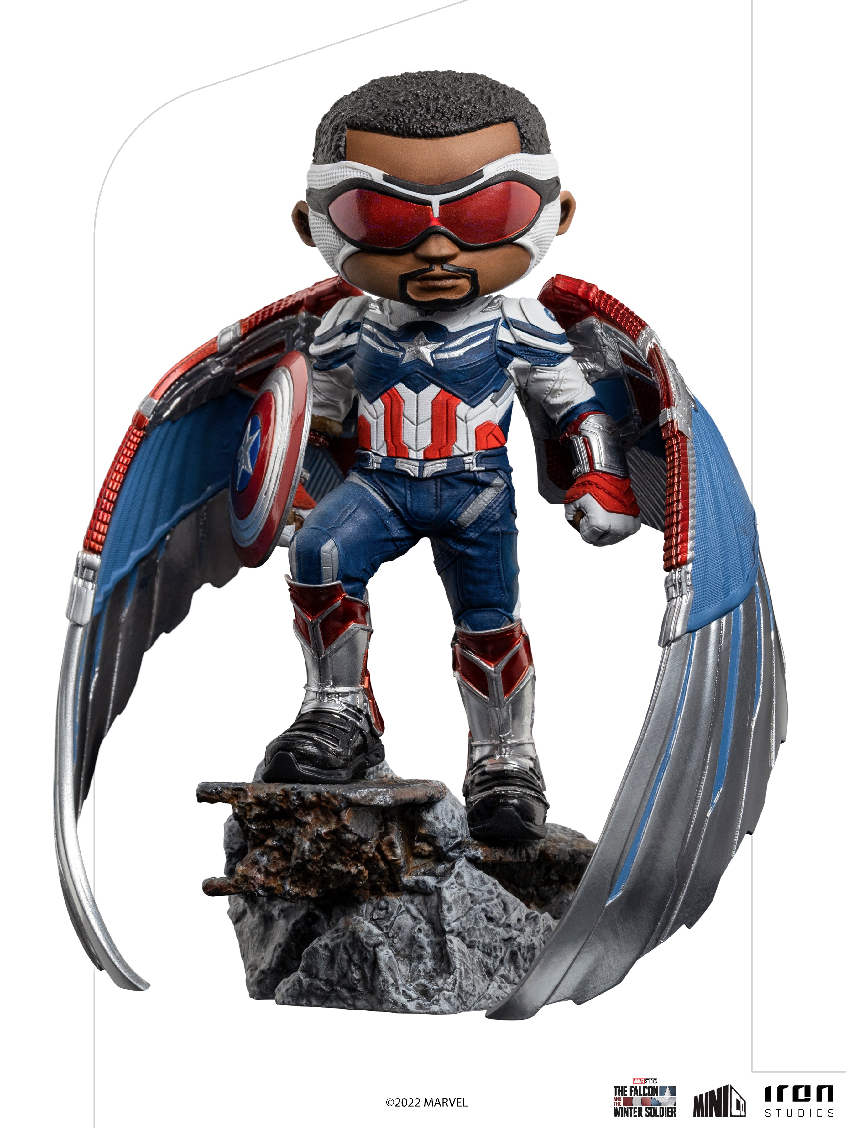 IRON Studios Minico: The Falcon and The Winter Soldier - Capitan America Sam Wilson