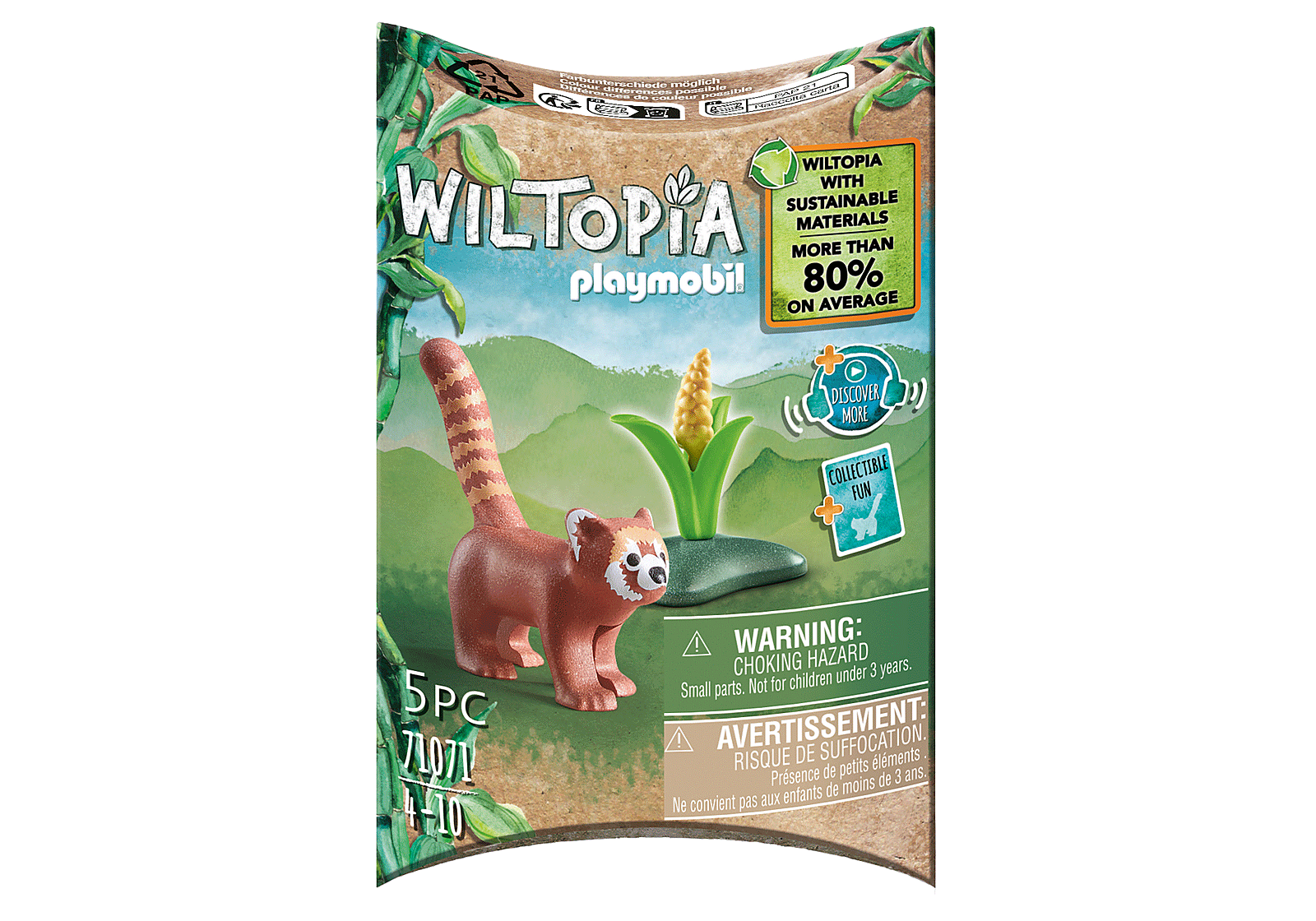 Playmobil Wiltopia: Panda Rojo 71071