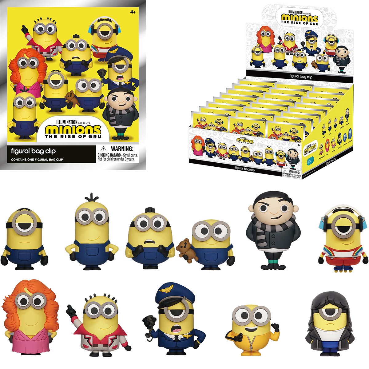 Monogram Llavero 3D para Mochila: Minions Rise Of Gru - Figura Sorpresa