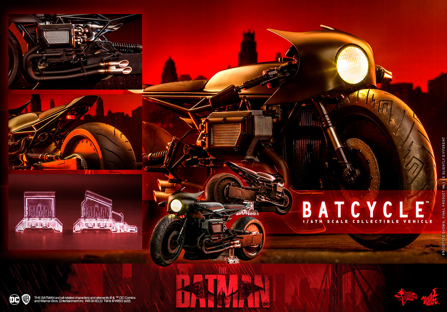 Hot Toys Movie Masterpiece Series: The Batman - Batimoto Escala 1/6