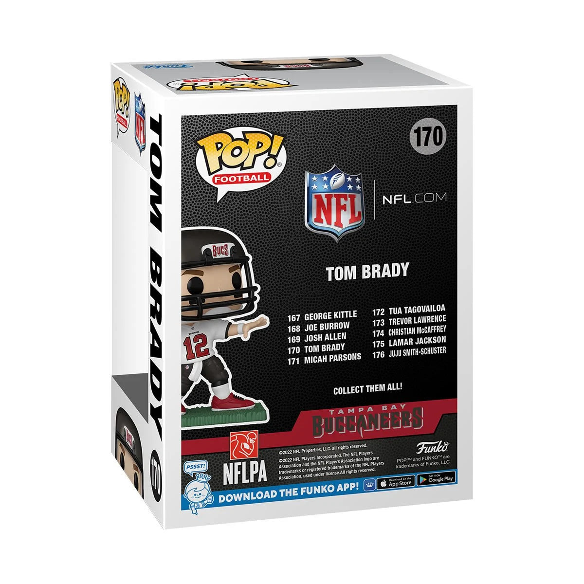 Funko Pop NFL: Bucs - Tom Brady Jersey Visitante