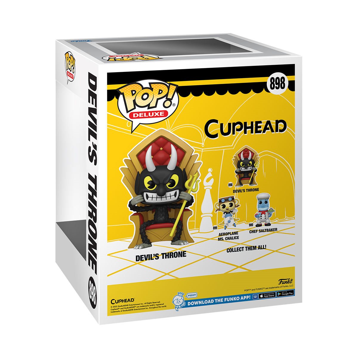 Funko Pop Deluxe: Cuphead - Diablo en Silla