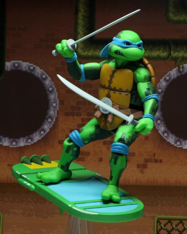 NECA Figura de Accion: TMNT Tortugas Ninja Turtles In Time - Leonardo 7 Pulgadas