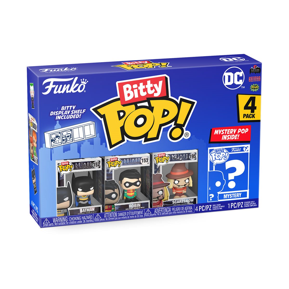 Funko Bitty Pop: DC - Batman 4 Pack