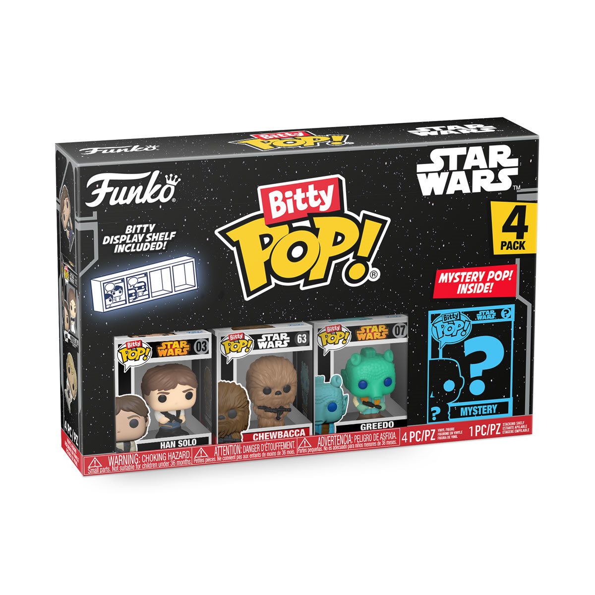 Funko Bitty Pop: Star Wars - Han Solo 4 Pack