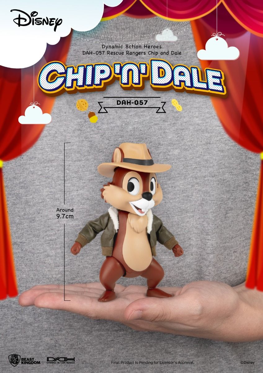 Beast Kingdom Dynamic Action Heroes: Disney Chip y Dale Al Rescate - Chip y Dale DAH-057