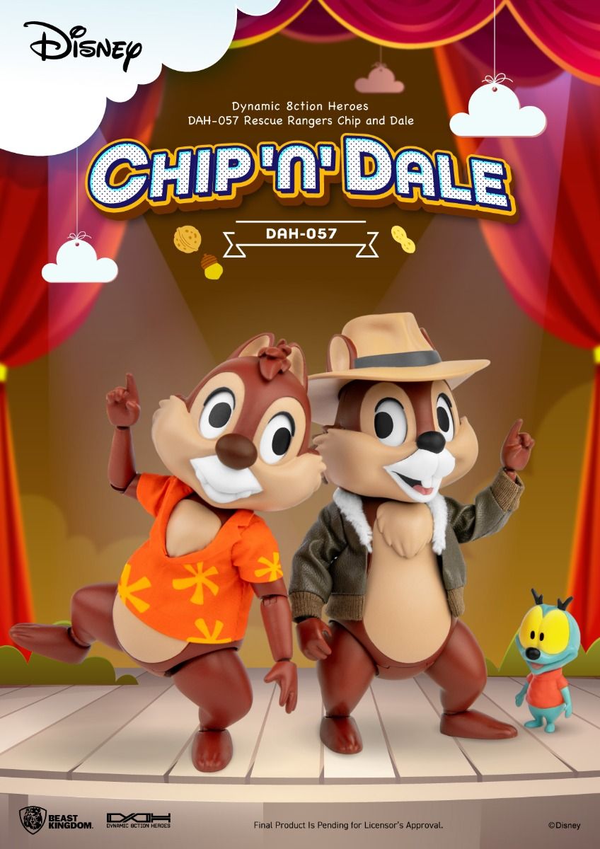 Beast Kingdom Dynamic Action Heroes: Disney Chip y Dale Al Rescate - Chip y Dale DAH-057