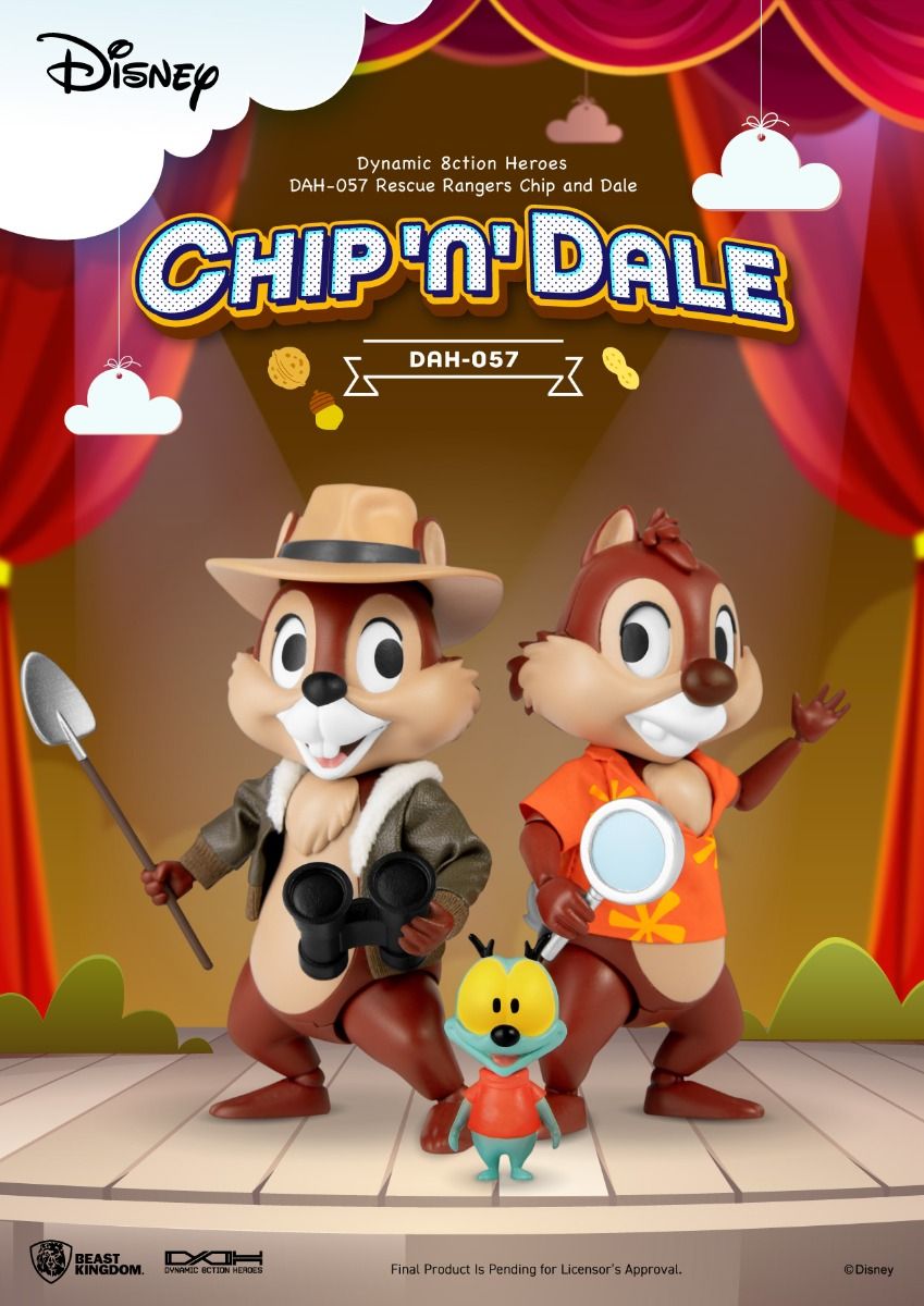 Beast Kingdom Dynamic Action Heroes: Disney Chip y Dale Al Rescate - Chip y Dale DAH-057