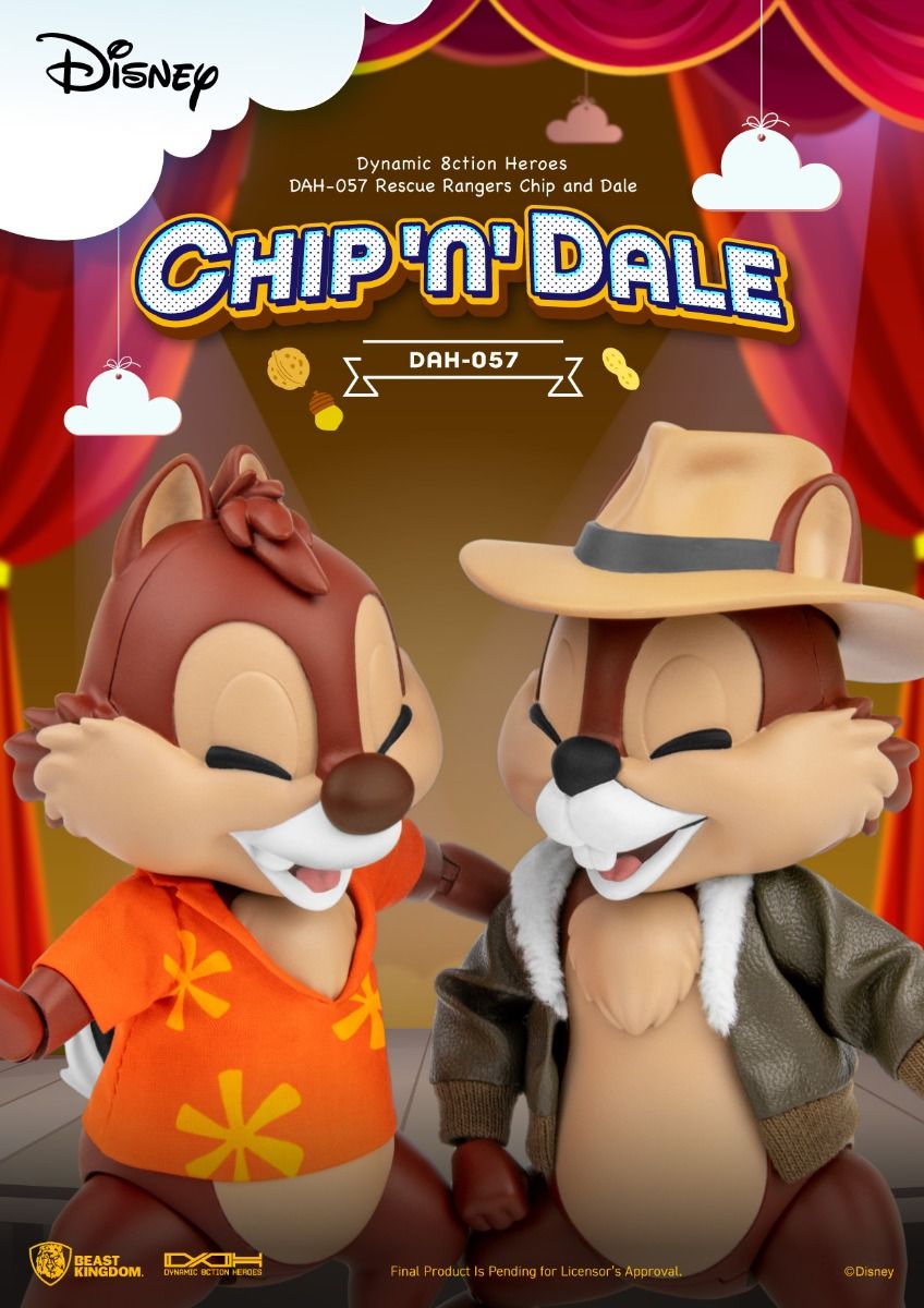 Beast Kingdom Dynamic Action Heroes: Disney Chip y Dale Al Rescate - Chip y Dale DAH-057