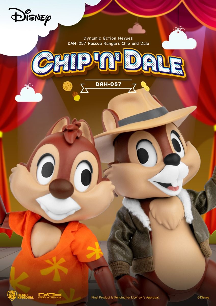 Beast Kingdom Dynamic Action Heroes: Disney Chip y Dale Al Rescate - Chip y Dale DAH-057