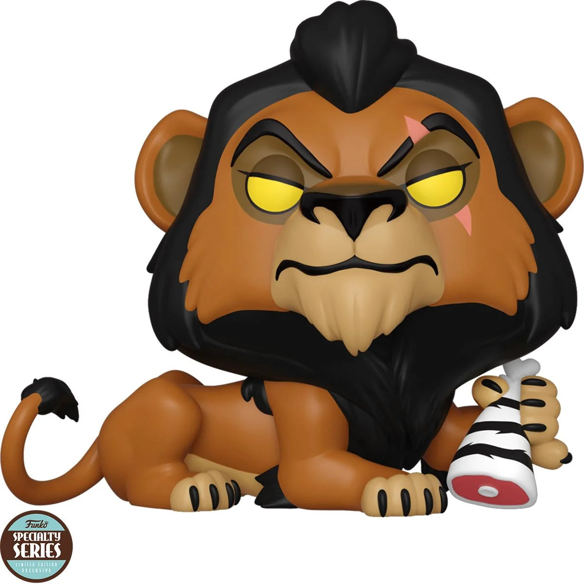 Funko Pop Disney: Villanos - Scar con carne Specialty Series