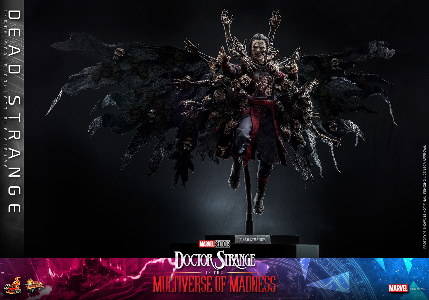 Hot Toys Movie Masterpiece Series: Marvel Doctor Strange Multiverse of Madness - Dead Strange Escala 1/6