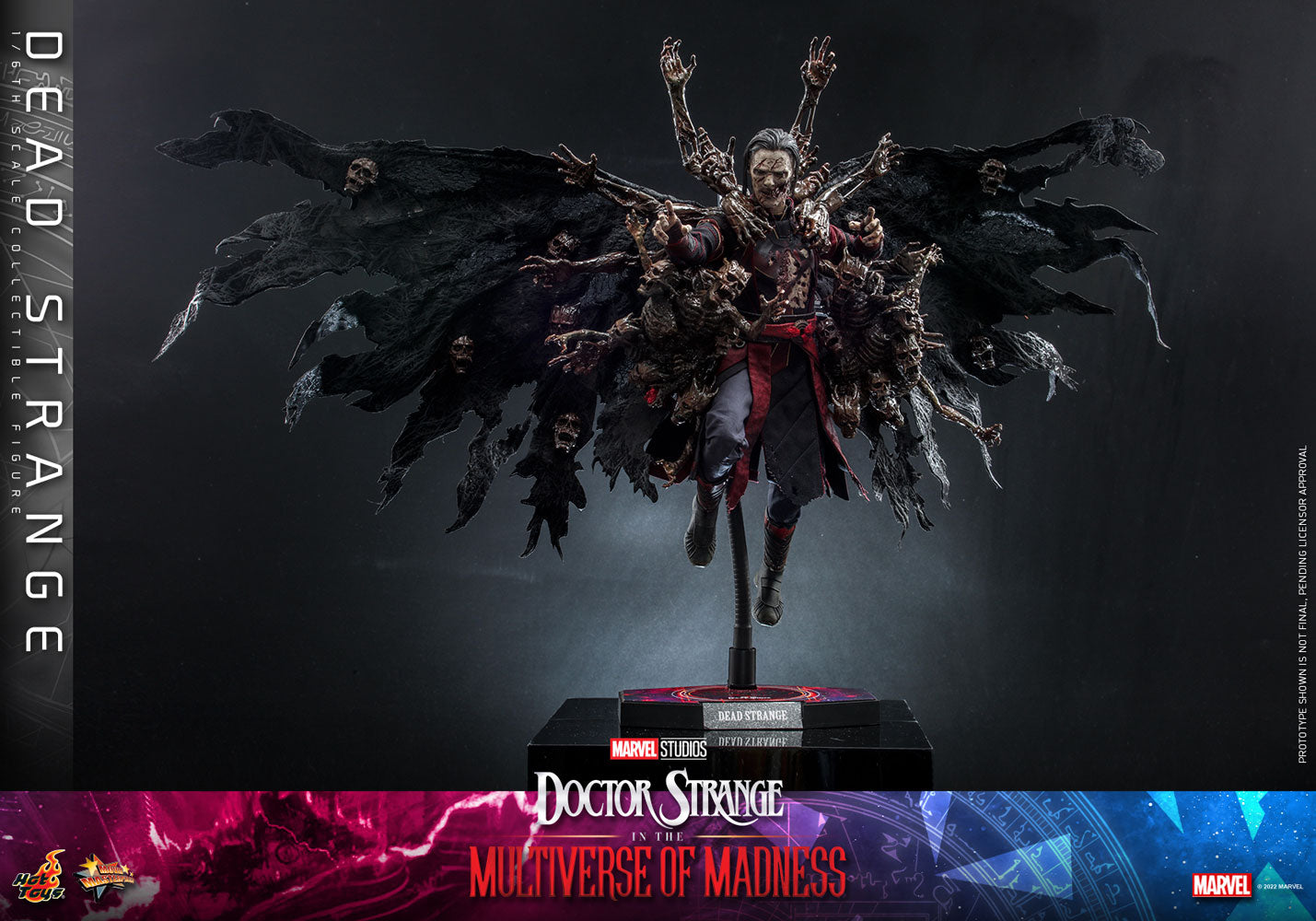 Hot Toys Movie Masterpiece Series: Marvel Doctor Strange Multiverse of Madness - Dead Strange Escala 1/6