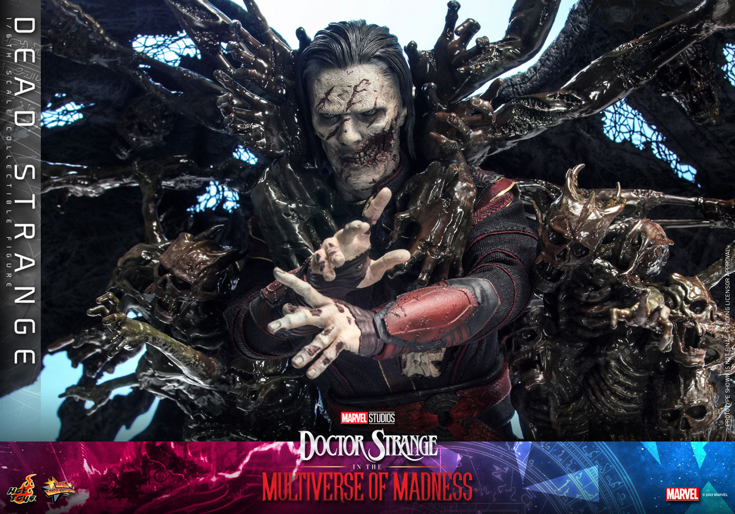 Hot Toys Movie Masterpiece Series: Marvel Doctor Strange Multiverse of Madness - Dead Strange Escala 1/6