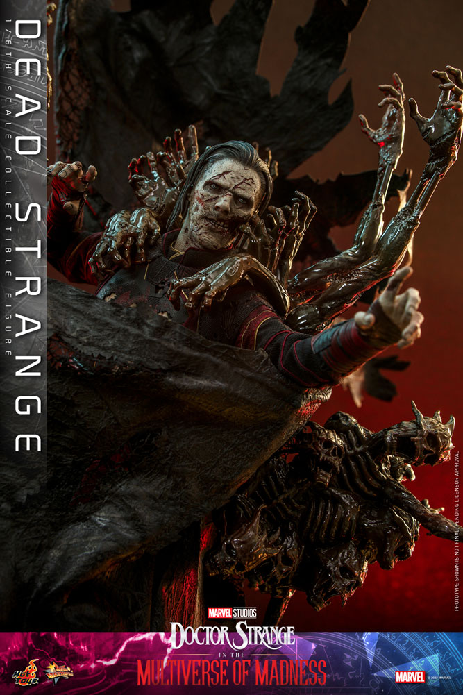 Hot Toys Movie Masterpiece Series: Marvel Doctor Strange Multiverse of Madness - Dead Strange Escala 1/6