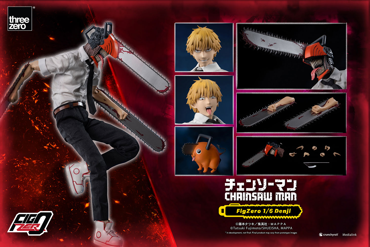 Threezero FigZero: Chainsaw Man - Denji Escala 1/6