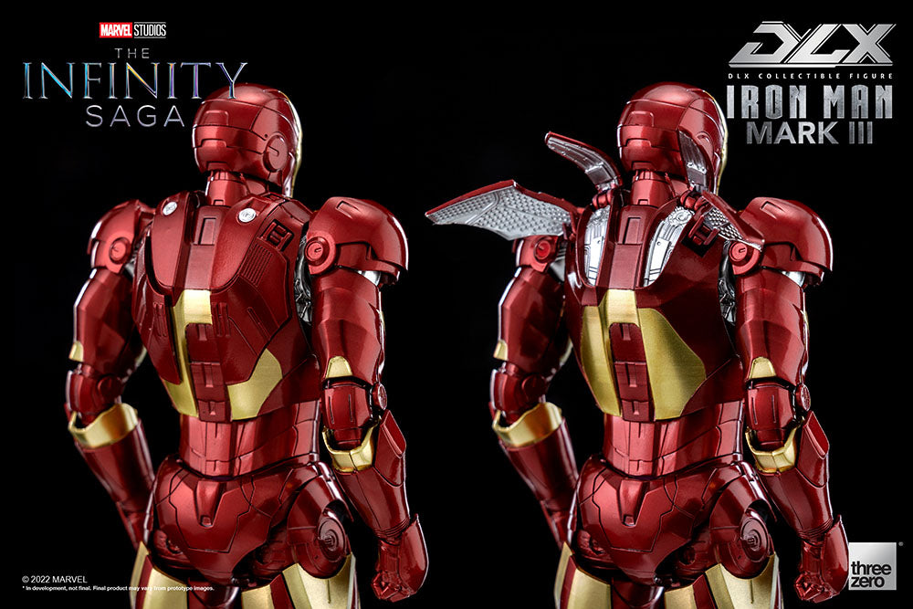 Threezero Collectible Figure: Marvel Avengers Infinity Saga - Iron Man Mark 3 Deluxe