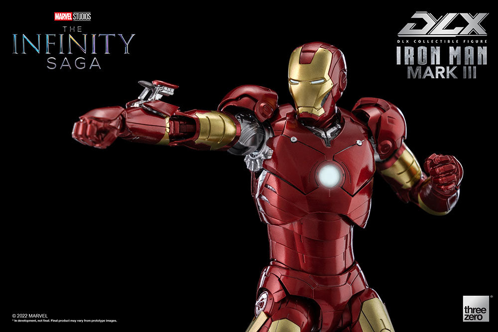 Threezero Collectible Figure: Marvel Avengers Infinity Saga - Iron Man Mark 3 Deluxe