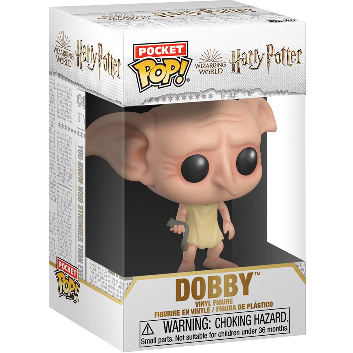 Funko Pop Keychain & Tee: Harry Potter - Playera Infatntil Extra Grande con Llavero de Dobby